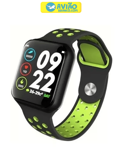 Relógio Smartwatch Touch F8 Sport Fitness Pressão Arterial